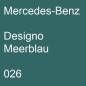 Preview: Mercedes-Benz, Designo Meerblau, 026.